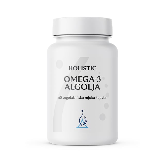 Holistic Omega-3 Vegan Algolja 60 vegetabiliska mjuka kapslar | Vitaminer & kosttillskott - Kosttillskott för hjärta & kärl,Vitaminer & kosttillskott - Omega-3 & fettsyror | Apoteka