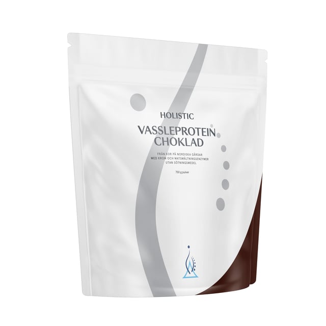 Holistic Vassleprotein Choklad 750g | Träning - Proteintillskott - Proteinpulver - Vassleprotein | Apoteka