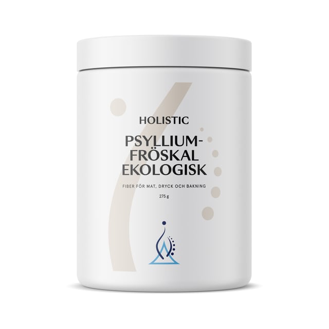 Holistic Psylliumfröskal Ekologisk 275 g | Vitaminer & kosttillskott - Kosttillskott för mage - Kostfiber,Mage & tarm - Matsmältning | Apoteka