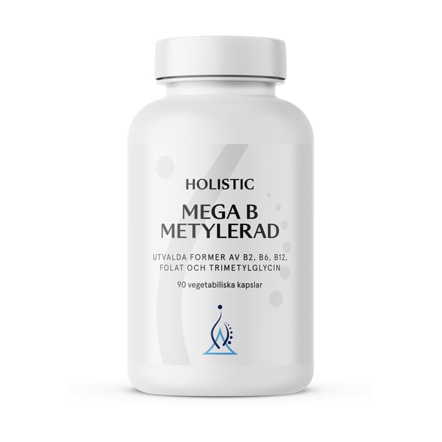 Holistic Mega B Metylerad 90 kapslar | Vitaminer & kosttillskott - Vitaminer & mineraler - B-vitaminer - B-vitaminkomplex | Apoteka