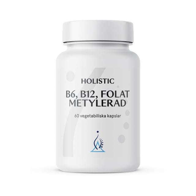 Holistic B6, B12 & Folat Metylerad 60 kapslar | Vitaminer & kosttillskott - Vitaminer & mineraler - B-vitaminer - Vitamin B12 Kobalamin,Vitaminer & kosttillskott - Vitaminer & mineraler - B-vitaminer - B-vitaminkomplex | Apoteka