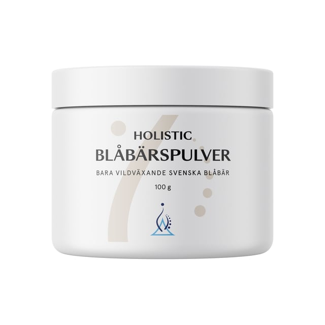 Holistic Blåbärspulver 100 g | Mat & dryck - Superfood - Smoothiepulver | Apoteka