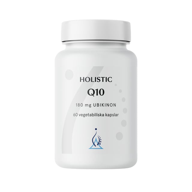 Holistic Q10 Coenzyme 180 mg Högdoserad 60 Vegetabiliska kapslar | Vitaminer & kosttillskott - Q10 | Apoteka