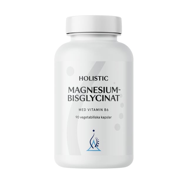 Holistic Magnesiumbisglycinat 100 mg, 90 vegetabiliska kapslar | Vitaminer & kosttillskott - Vitaminer & mineraler - Magnesium | Apoteka