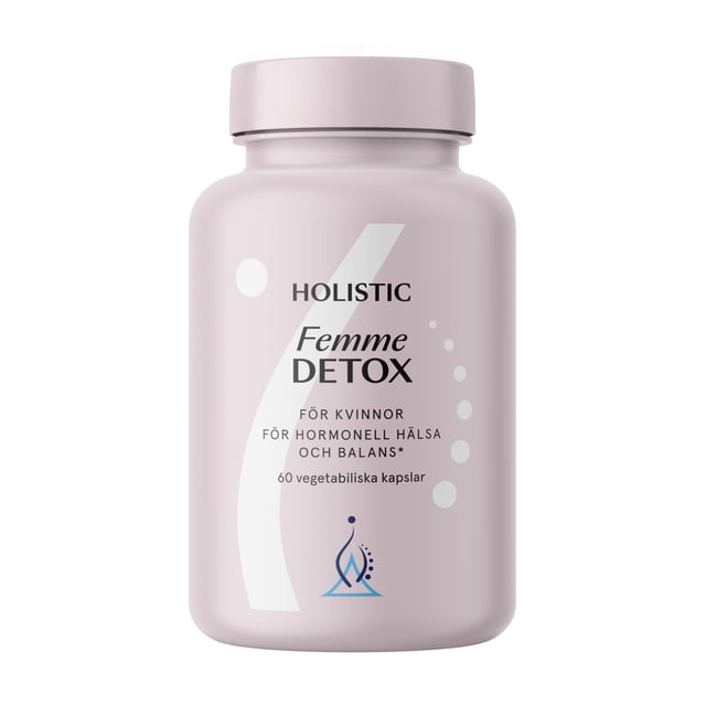 Holistic Femme Detox 60 kapslar | Vitaminer & kosttillskott - Hormonell balans | Apoteka