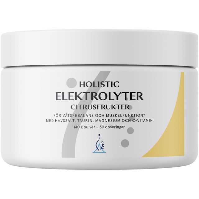 Holistic Elektrolyter Citrusfrukter 140 g | Vitaminer & kosttillskott - Elektrolyter | Apoteka