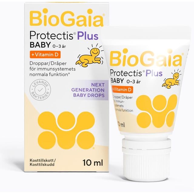 BioGaia® Protectis® Plus Baby droppar 10 ml | Baby, barn & förälder - Vitaminer & kosttillskott för barn - Kosttillskott för barn - Mjölksyrabakterier för barn,Baby, barn & förälder - Vitaminer & kosttillskott för barn - Vitaminer för barn - D-vitamin för barn | Apoteka
