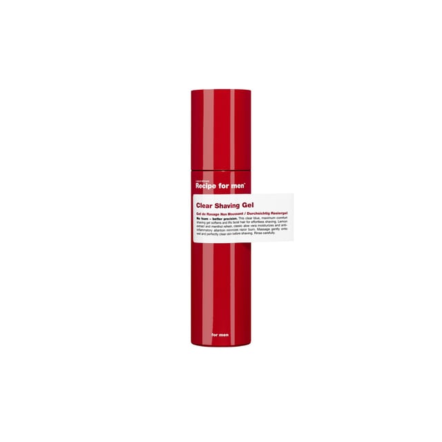Recipe for men Clear Shaving Gel 100 ml | Hudvård - Rakning & hårborttagning - Raklödder & rakgel,Hudvård - Hudvård för män - Skäggvård | Apoteka