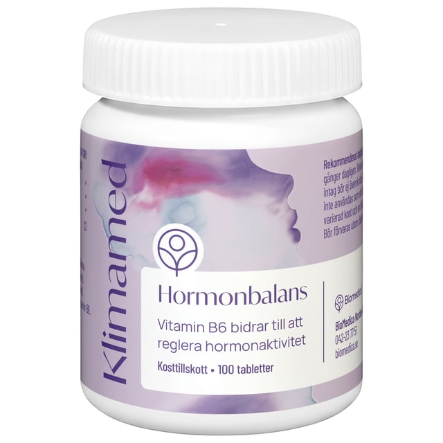 BioMedica Klimamed 100 tabletter | Vitaminer & kosttillskott - Vitaminer & mineraler - Multivitamin - Multivitamin för kvinnor,Vitaminer & kosttillskott - Hormonell balans | Apoteka