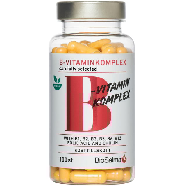 BioSalma B-vitaminkomplex Highly Efficient 100 kapslar | Vitaminer & kosttillskott - Vitaminer & mineraler - B-vitaminer - B-vitaminkomplex | Apoteka