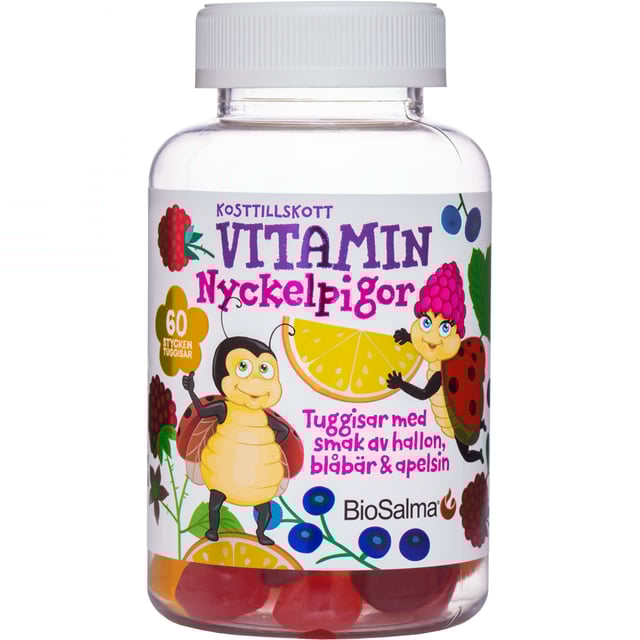 BioSalma Nyckelpiga Multivitamin 60 st | Baby, barn & förälder - Vitaminer & kosttillskott för barn - Vitaminer för barn - Multivitamin för barn,Vitaminer & kosttillskott - Vitaminer & mineraler - Multivitamin | Apoteka