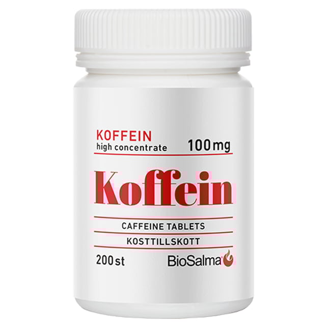 BioSalma Koffein 100 mg | Vitaminer & kosttillskott - Energi & fokus | Apoteka