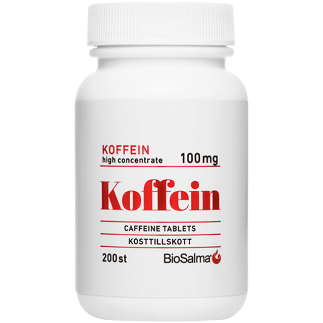 BioSalma Koffein 100 mg | Vitaminer & kosttillskott - Energi & fokus | Apoteka