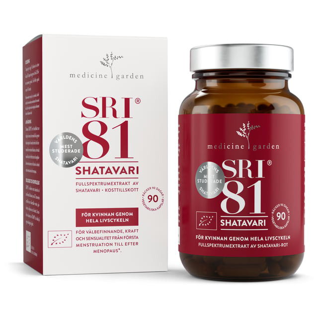 MedicineGarden SRI81 Shatavari EKO 90 kapslar | Vitaminer & kosttillskott - Växtbaserade kosttillskott | Apoteka
