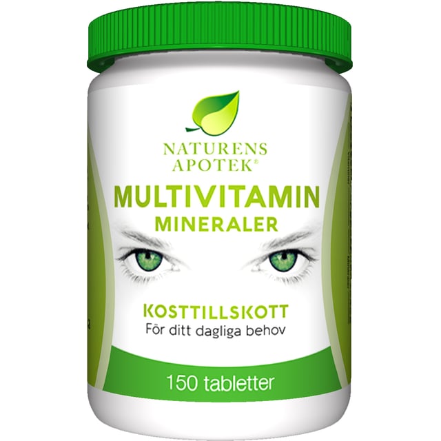 Naturens Apotek Multivitamin Mineraler 150 st | Vitaminer & kosttillskott - Vitaminer & mineraler - Multivitamin - Multivitaminkomplex | Apoteka