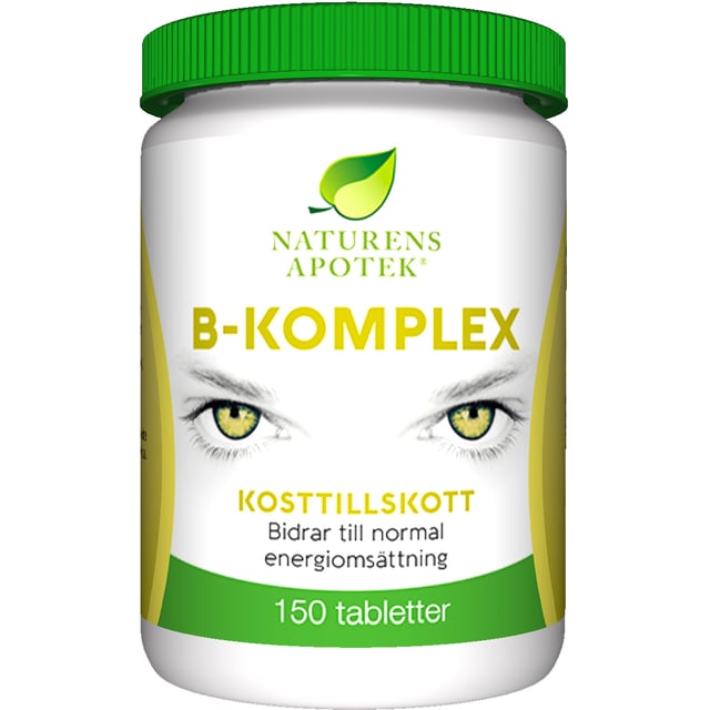 Naturens Apotek B-komplex 150 st | Vitaminer & kosttillskott - Vitaminer & mineraler - B-vitaminer - B-vitaminkomplex | Apoteka