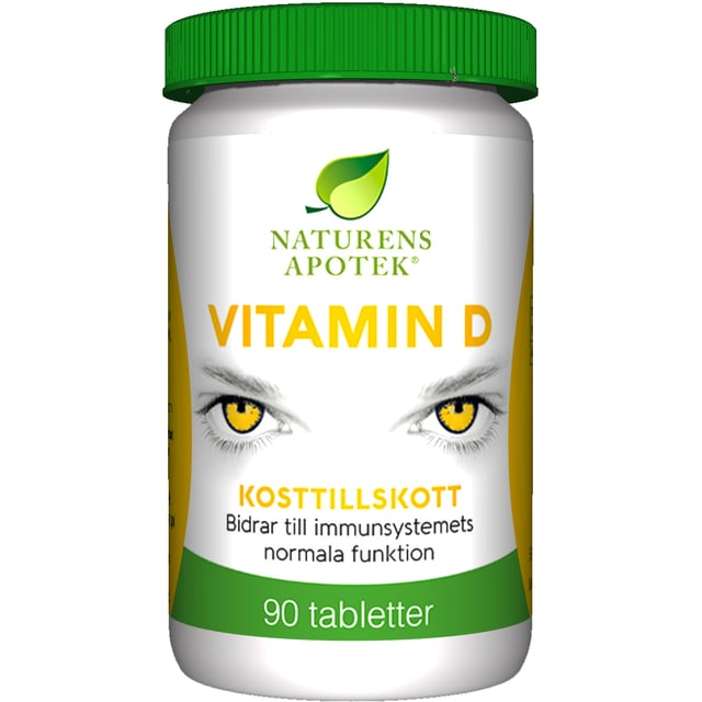 Naturens Apotek Vitamin D 90 st | Vitaminer & kosttillskott - Vitaminer & mineraler - D-vitamin,Vitaminer & kosttillskott - Immunförsvar | Apoteka