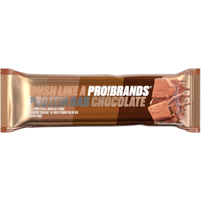 ProBrands Protein Bar Chocolate 45 g | Mat & dryck - Bars - Proteinbars,Träning - Proteintillskott - Proteinbar | Apoteka