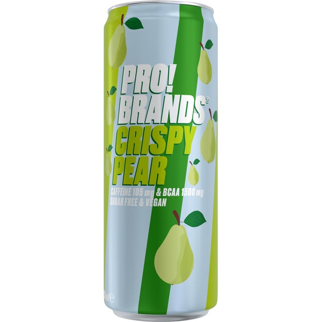 Probrands BCAA Drink Crispy Pear 330 ml | Mat & dryck - Drycker - Energidryck,Träning - Energigivande - Energidryck | Apoteka