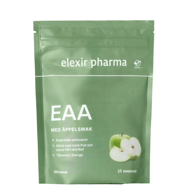 Elexir Pharma EAA Äpple 300 g | Träning - Aminosyror - EAA,Vitaminer & kosttillskott - Aminosyror | Apoteka