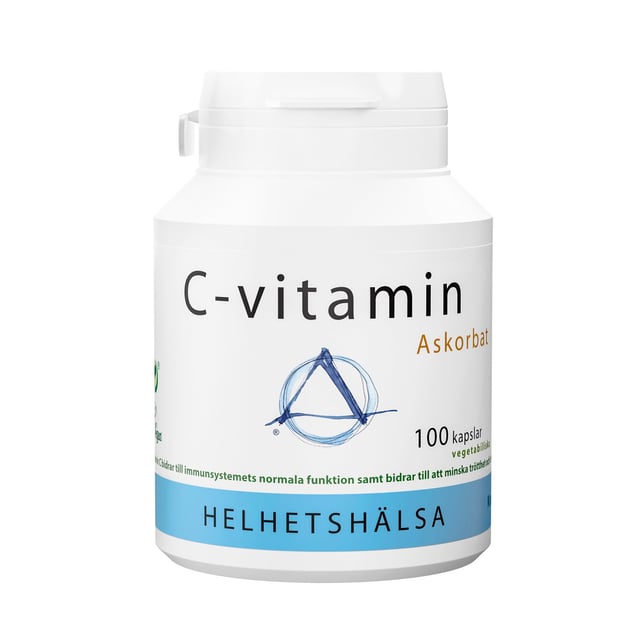 Helhetshälsa C-vitamin Askorbat 100 kapslar | Vitaminer & kosttillskott - Vitaminer & mineraler - C-vitamin | Apoteka