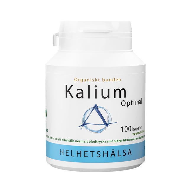 Helhetshälsa KaliumOptimal 280 mg 100 kapslar | Vitaminer & kosttillskott - Vitaminer & mineraler - Kalium | Apoteka