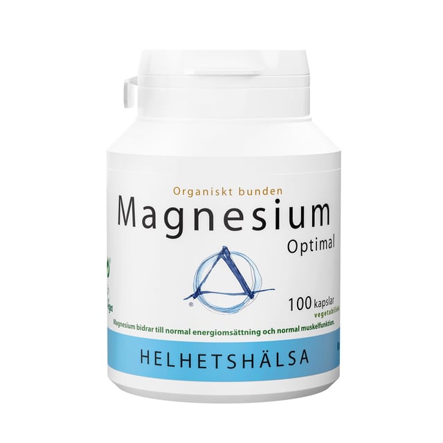 Helhetshälsa MagnesiumOptimal 125 mg 100 kapslar | Vitaminer & kosttillskott - Vitaminer & mineraler - Magnesium | Apoteka