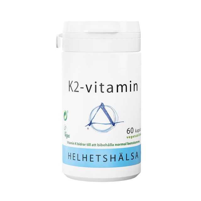 Helhetshälsa K2-vitamin 100 µg 60 kapslar | Vitaminer & kosttillskott - Vitaminer & mineraler - K-vitamin | Apoteka