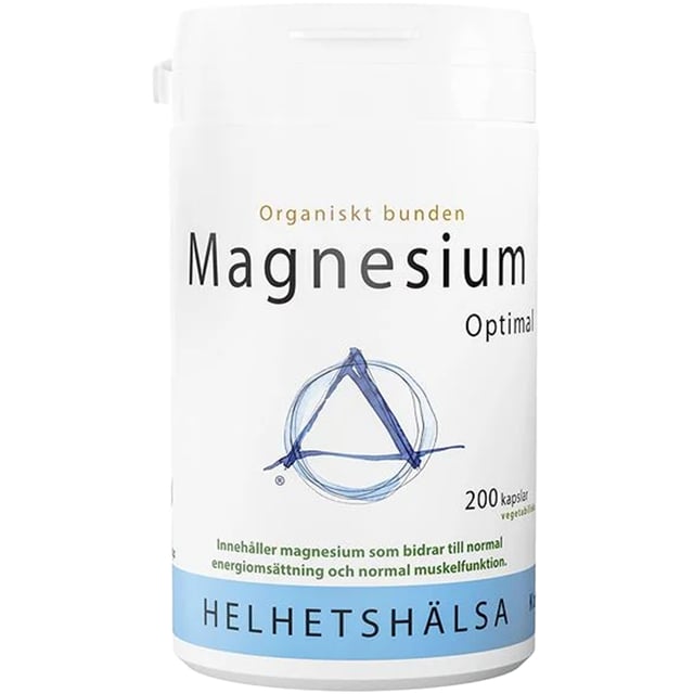 Helhetshälsa MagnesiumOptimal 200 kapslar | Vitaminer & kosttillskott - Vitaminer & mineraler - Magnesium | Apoteka