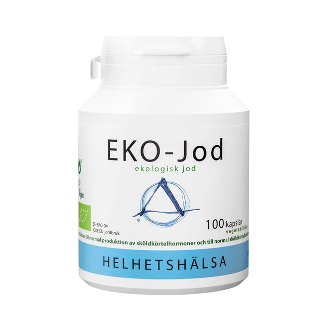 Helhetshälsa EKO-Jod 100 kapslar | Vitaminer & kosttillskott - Vitaminer & mineraler - Jod | Apoteka