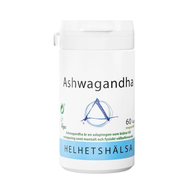 Helhetshälsa Ashwagandha 600 mg 60 kapslar | Vitaminer & kosttillskott - Ashwagandha,Vitaminer & kosttillskott - Energi & fokus | Apoteka