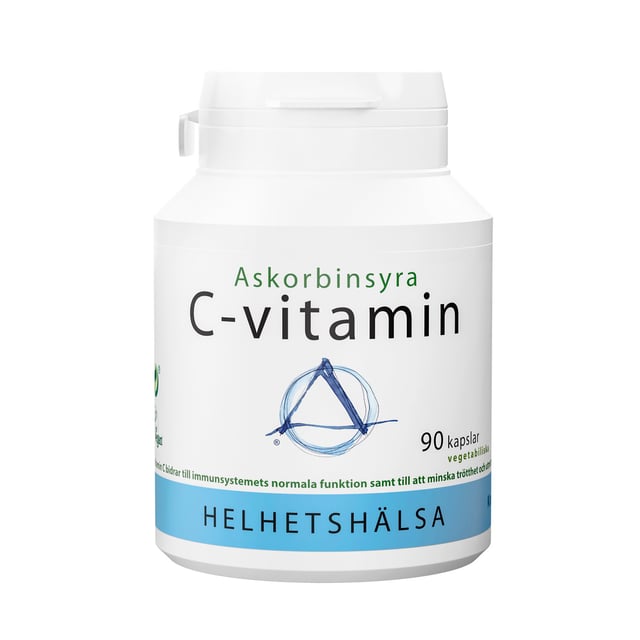 Helhetshälsa C-vitamin Askorbinsyra 600 mg 90 kapslar | Vitaminer & kosttillskott - Vitaminer & mineraler - C-vitamin | Apoteka