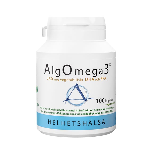 Helhetshälsa AlgOmega3® 100 kapslar | Vitaminer & kosttillskott - Omega-3 & fettsyror | Apoteka