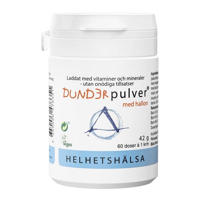 Helhetshälsa Dunderpulver Barnvitamin 60 doser à 1 kryddmått | Baby, barn & förälder - Vitaminer & kosttillskott för barn - Vitaminer för barn - Multivitamin för barn,Vitaminer & kosttillskott - Vitaminer & mineraler - Multivitamin | Apoteka