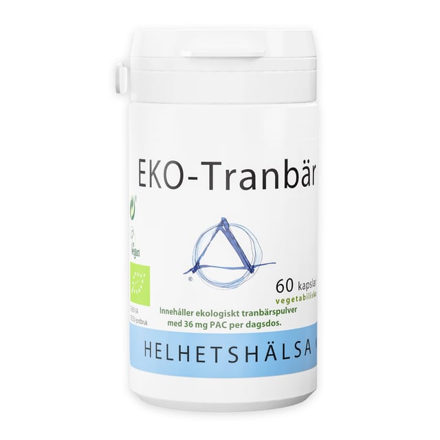 Helhetshälsa EKO-Tranbär 60 kapslar | Vitaminer & kosttillskott - Tranbär | Apoteka