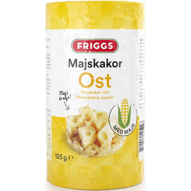 Friggs Majskakor - Ost 125 g