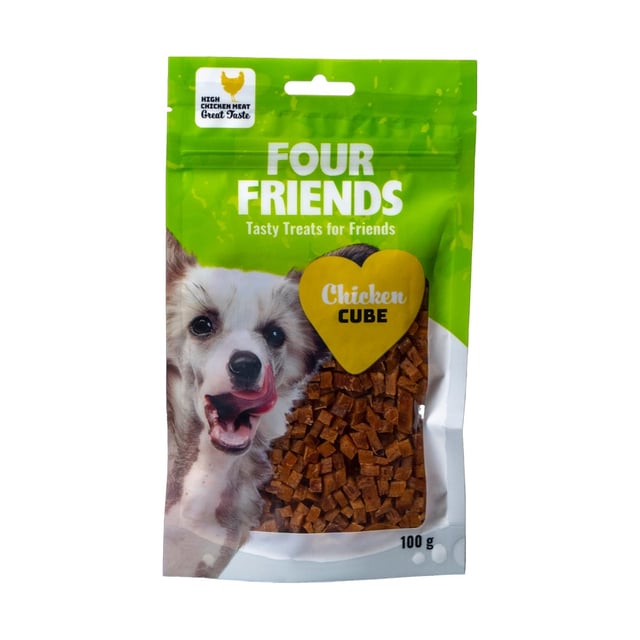 FourFriends Chicken Cube 100 g | Djur - Djurgodis - Hundgodis | Apoteka