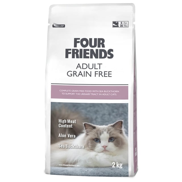 FourFriends Cat Grain Free Adult 2 kg | Djur - Djurfoder & tillskott | Apoteka