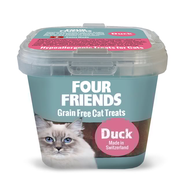 FourFriends Cat Treat Duck 100 g | Djur - Djurgodis - Kattgodis & kattgräs | Apoteka