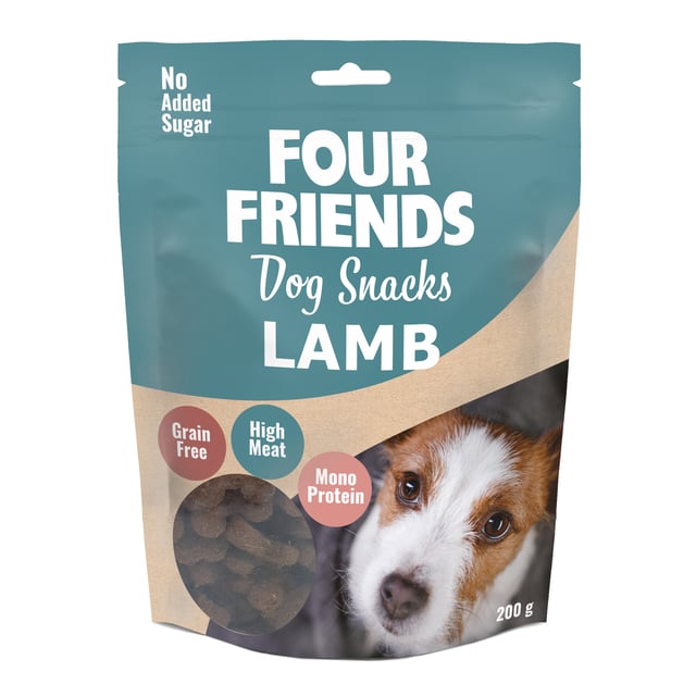 FourFriends Dog Snacks Lamb 200 g | Djur - Djurgodis - Hundgodis | Apoteka