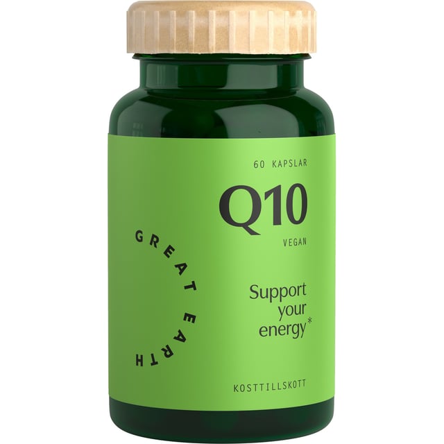 Great Earth Coenzyme Q10 120mg 60 kapslar | Vitaminer & kosttillskott - Q10,Vitaminer & kosttillskott - Energi & fokus | Apoteka