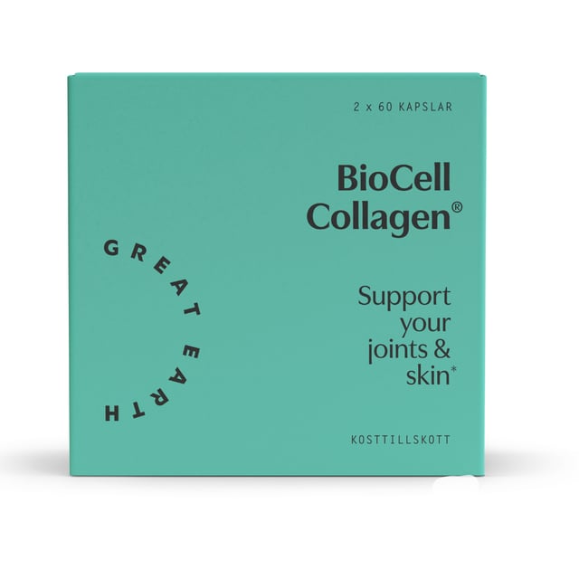 Great Earth Biocell Collagen 2 x 60 kapslar | Vitaminer & kosttillskott - Kollagen | Apoteka