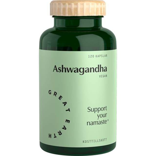 Great Earth Ashwagandha 120 kapslar | Vitaminer & kosttillskott - Ashwagandha,Vitaminer & kosttillskott - Energi & fokus | Apoteka