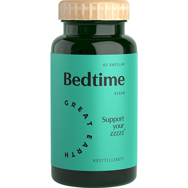 Great Earth Bedtime 60 kapslar | Vitaminer & kosttillskott - Lugn & ro,Vitaminer & kosttillskott - Sömn | Apoteka