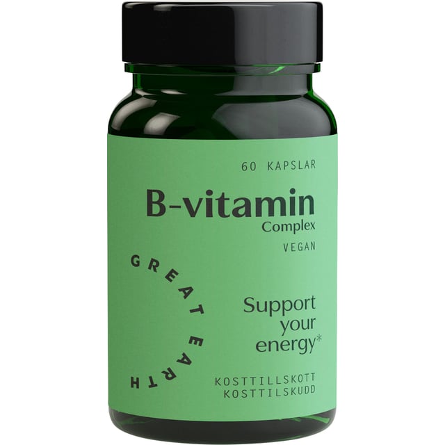 Great Earth B-vitamin Complex 60 kapslar