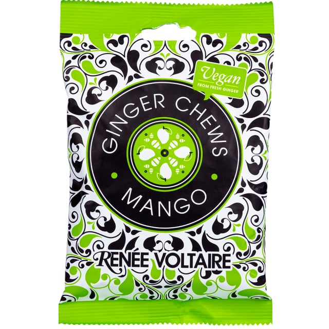 Renée Voltaire Ginger Chews - Mango 120 g | Mat & dryck - Snacks & godis - Naturgodis,Mat & dryck - Skafferi - Torkad frukt, nötter & frön | Apoteka