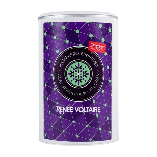 Renée Voltaire Hampaproteinmix - Acai, Spirulina & Vetegräs 400 g EKO