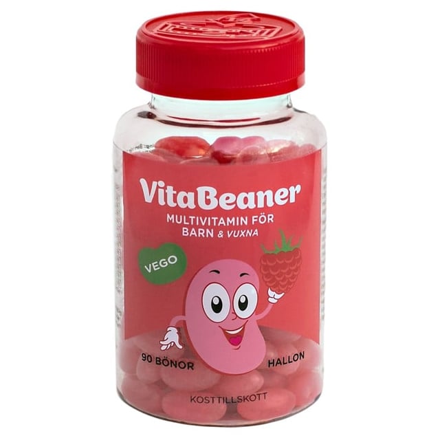 VitaBeaner Multivitamin Hallon 90 st | Baby, barn & förälder - Vitaminer & kosttillskott för barn - Vitaminer för barn - Multivitamin för barn,Vitaminer & kosttillskott - Vitaminer & mineraler - Multivitamin - Multivitaminkomplex | Apoteka