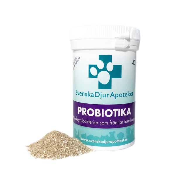 Svenska DjurApoteket Probiotika 40 g | Djur - Djurfoder & tillskott - Tillskott för mage & tarm | Apoteka