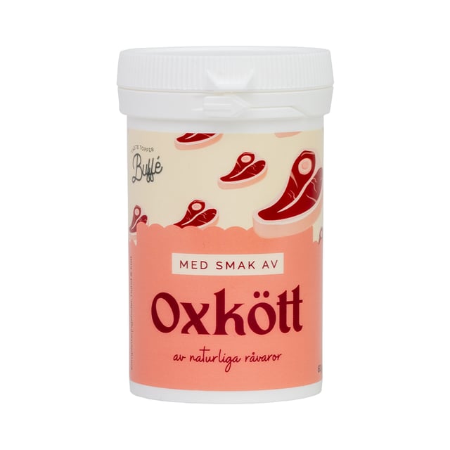 Svenska DjurApoteket Buffe Oxkött 60g | Djur - Djurfoder & tillskott - Foder & fodertillskott | Apoteka